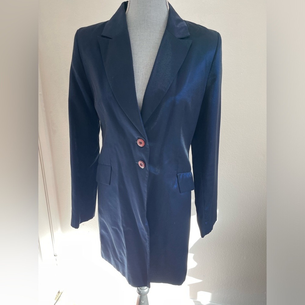 Shiny Blue Blazer from French label On n'est pas des Anges.